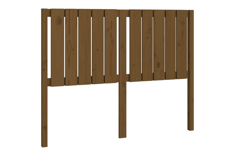 beBasic Sengegavl honningbrun 125,5x4x100 cm heltre furu - Brun - Møbler - Senger - Sengetilbehør & sengegavl - Sengegavl