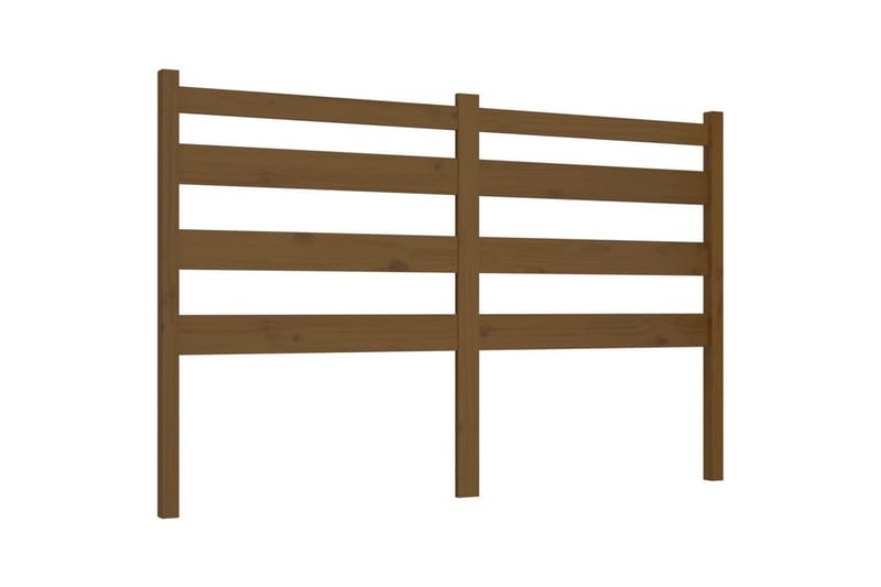 beBasic Sengegavl honningbrun 141x4x100 cm heltre furu - Brun - Møbler - Senger - Sengetilbehør & sengegavl - Sengegavl