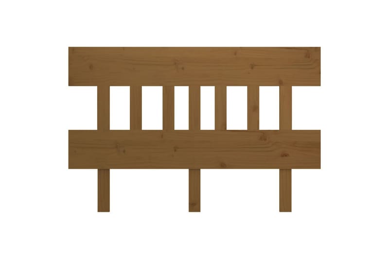 beBasic Sengegavl honningbrun 143,5x3x81 cm heltre furu - Brun - Møbler - Senger - Sengetilbehør & sengegavl - Sengegavl
