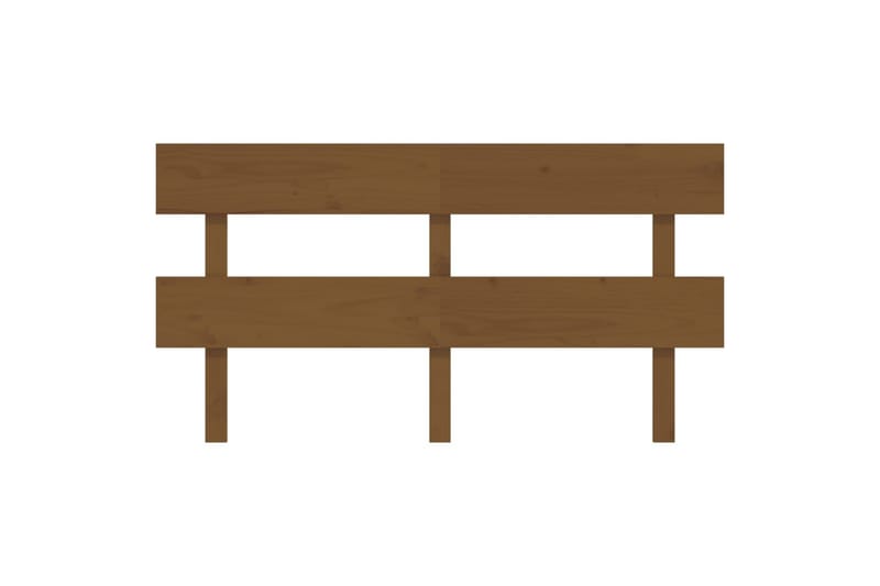 beBasic Sengegavl honningbrun 154x3x81 cm heltre furu - Brun - Møbler - Senger - Sengetilbehør & sengegavl - Sengegavl