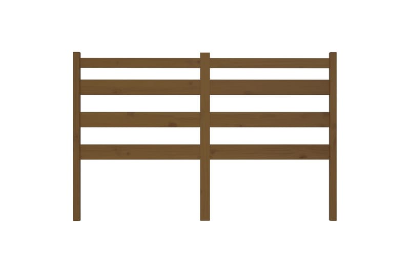 beBasic Sengegavl honningbrun 156x4x100 cm heltre furu - Brun - Møbler - Senger - Sengetilbehør & sengegavl - Sengegavl