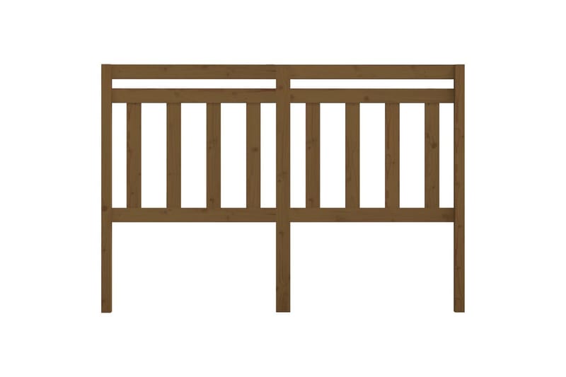 beBasic Sengegavl honningbrun 156x4x100 cm heltre furu - Brun - Møbler - Senger - Sengetilbehør & sengegavl - Sengegavl
