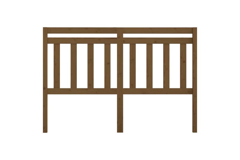 beBasic Sengegavl honningbrun 166x4x100 cm heltre furu - Brun - Møbler - Senger - Sengetilbehør & sengegavl - Sengegavl