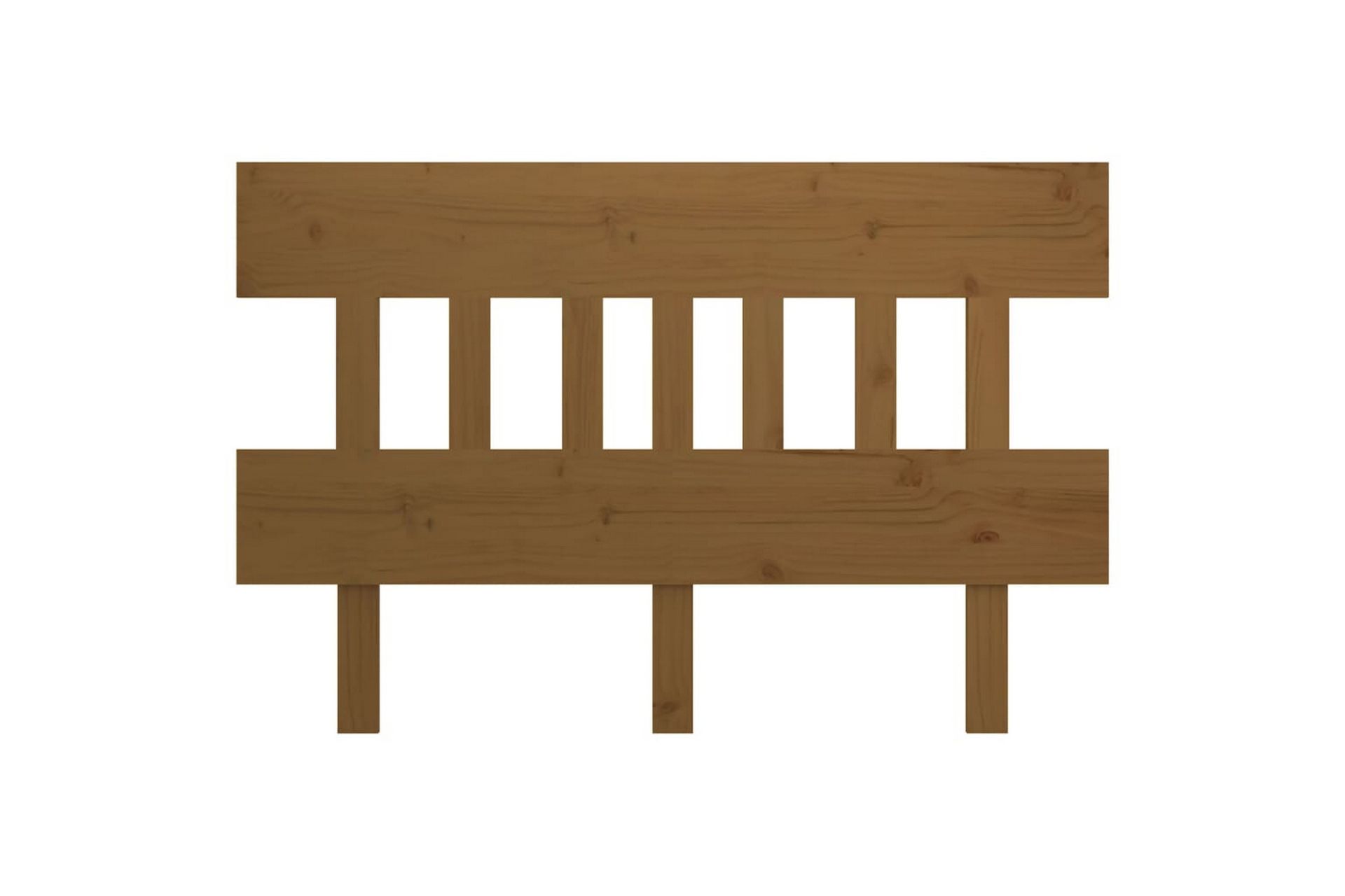 beBasic Sengegavl honningbrun 183,5x3x81 cm heltre furu - Brun - Møbler - Senger - Sengetilbehør & sengegavl - Sengegavl