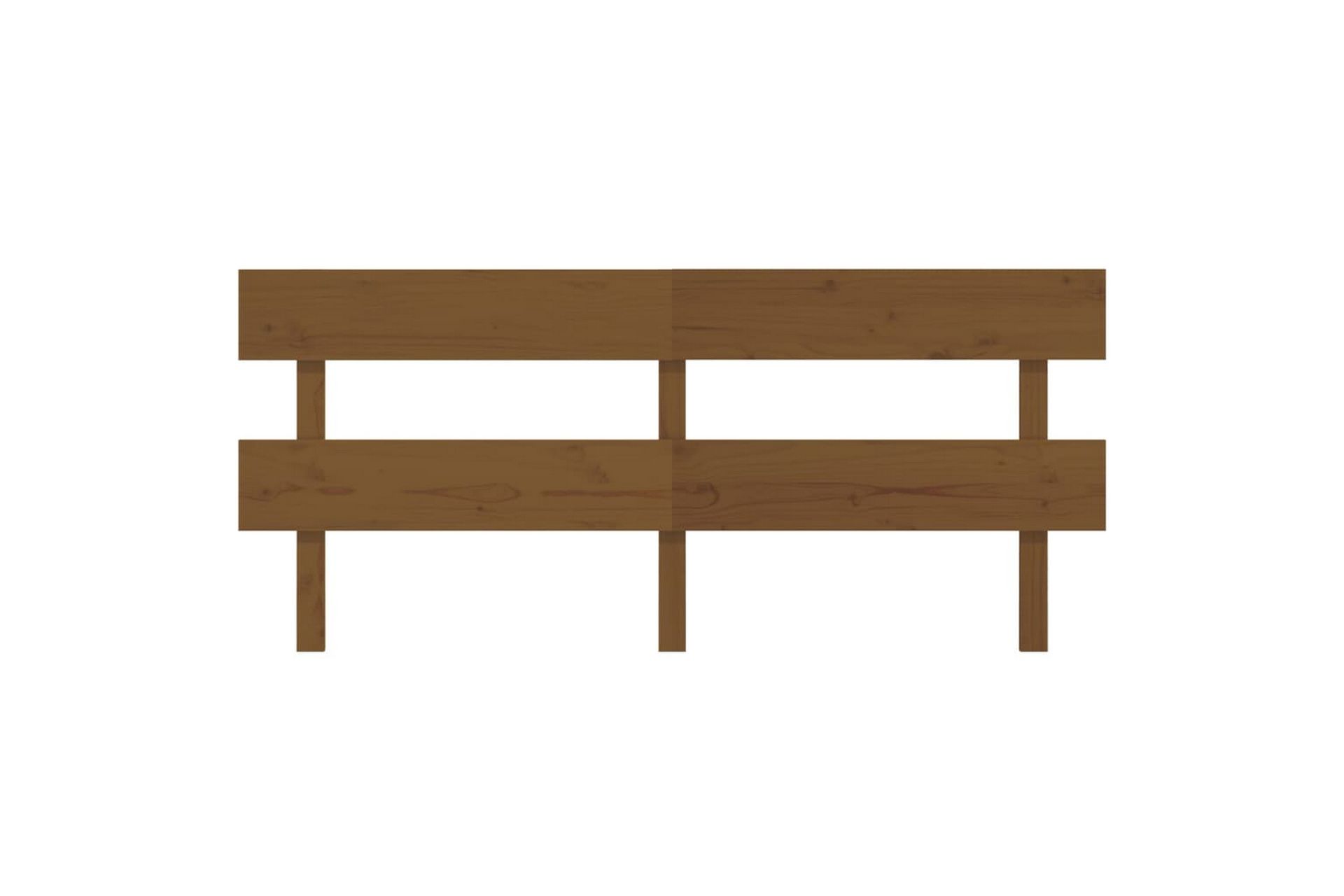 beBasic Sengegavl honningbrun 184x3x81 cm heltre furu - Brun - Møbler - Senger - Sengetilbehør & sengegavl - Sengegavl