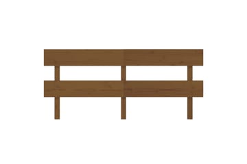 beBasic Sengegavl honningbrun 184x3x81 cm heltre furu - Brun - Møbler - Senger - Sengetilbehør & sengegavl - Sengegavl