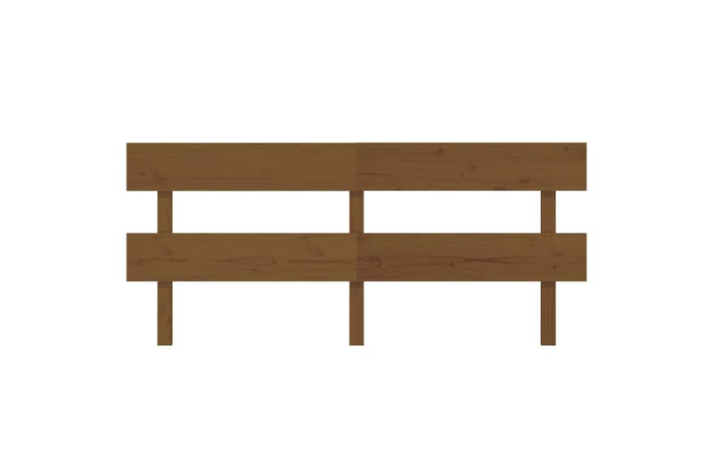 beBasic Sengegavl honningbrun 184x3x81 cm heltre furu - Brun - Møbler - Senger - Sengetilbehør & sengegavl - Sengegavl