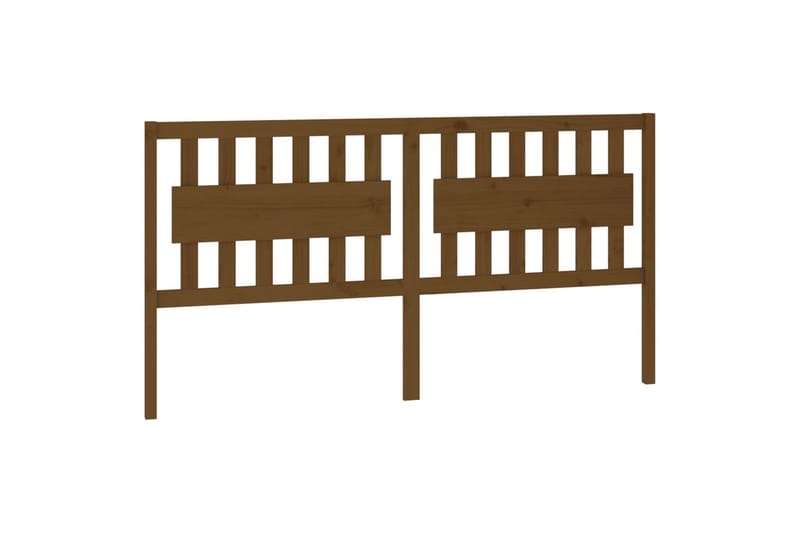beBasic Sengegavl honningbrun 185,5x4x100 cm heltre furu - Brun - Møbler - Senger - Sengetilbehør & sengegavl - Sengegavl