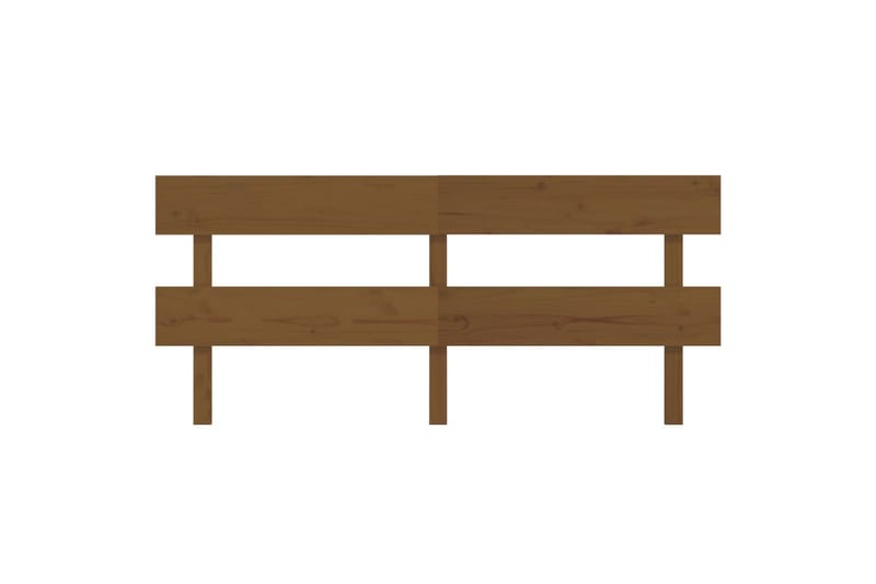 beBasic Sengegavl honningbrun 204x3x81 cm heltre furu - Brun - Møbler - Senger - Sengetilbehør & sengegavl - Sengegavl