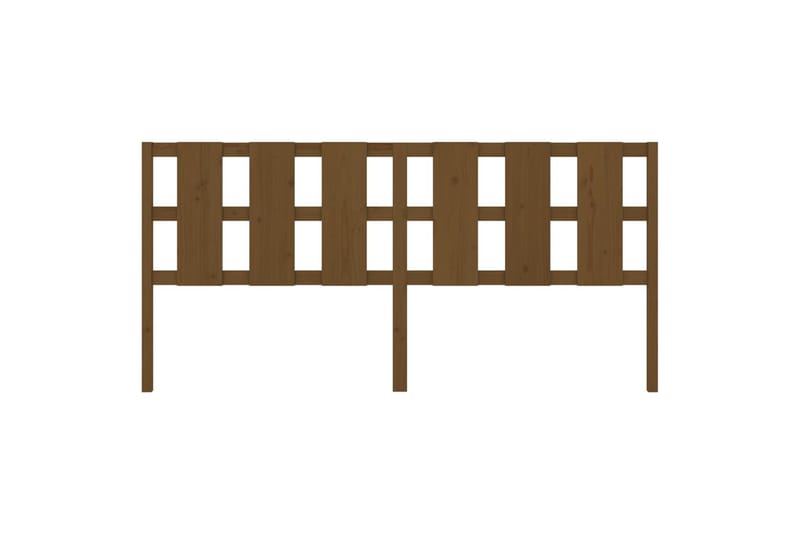 beBasic Sengegavl honningbrun 205,5x4x100 cm heltre furu - Brun - Møbler - Senger - Sengetilbehør & sengegavl - Sengegavl