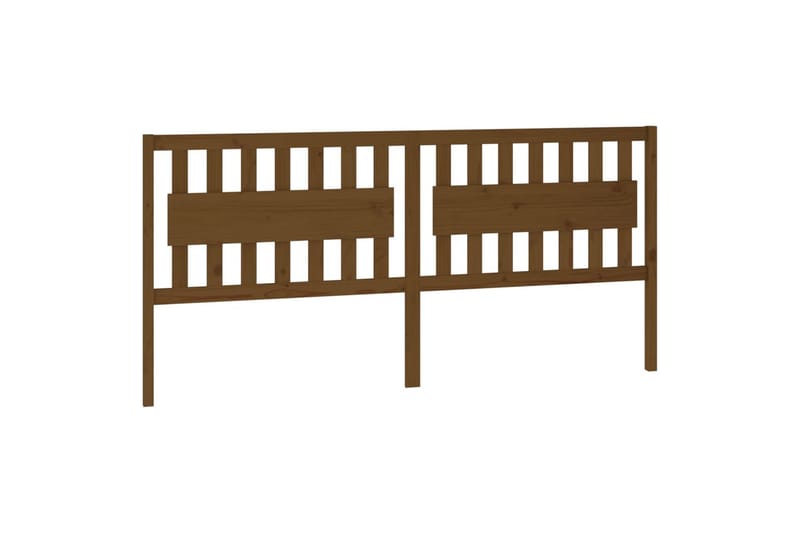 beBasic Sengegavl honningbrun 205,5x4x100 cm heltre furu - Brun - Møbler - Senger - Sengetilbehør & sengegavl - Sengegavl