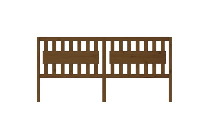 beBasic Sengegavl honningbrun 205,5x4x100 cm heltre furu - Brun - Møbler - Senger - Sengetilbehør & sengegavl - Sengegavl