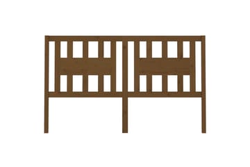 beBasic Sengegavl honningbrun 206x4x100 cm heltre furu - Brun - Møbler - Senger - Sengetilbehør & sengegavl - Sengegavl