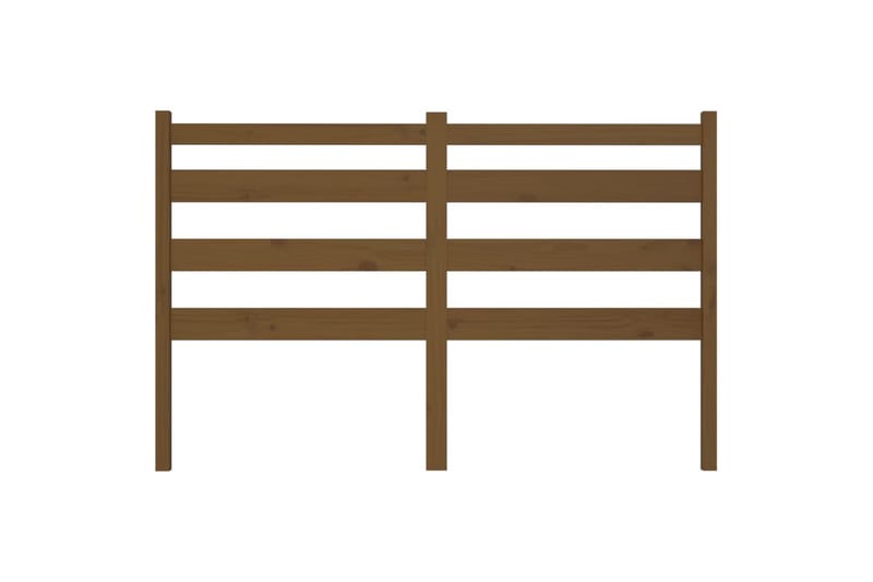 beBasic Sengegavl honningbrun 206x4x100 cm heltre furu - Brun - Møbler - Senger - Sengetilbehør & sengegavl - Sengegavl