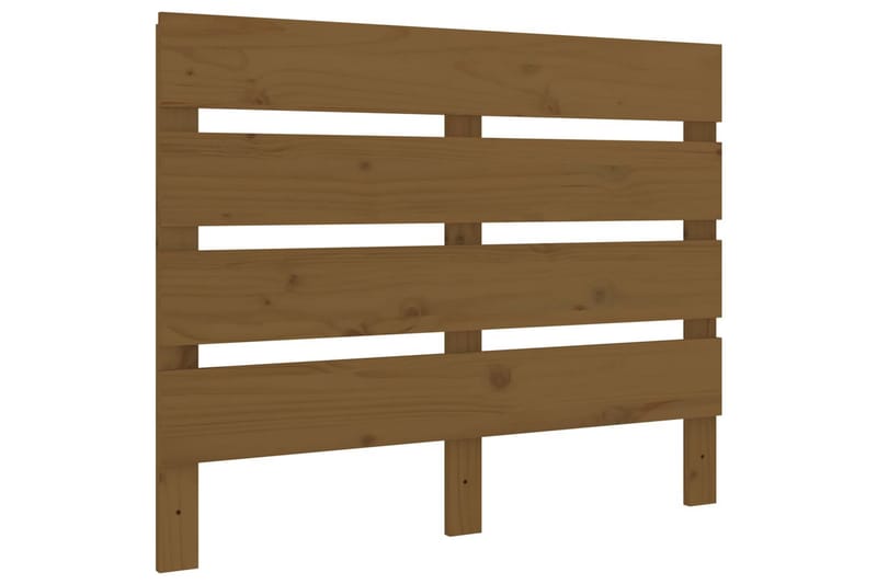 beBasic Sengegavl honningbrun 75x3x80 cm heltre furu - Brun - Sengegavl