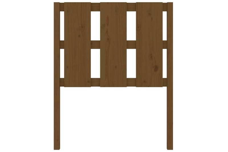 beBasic Sengegavl honningbrun 80,5x4x100 cm heltre furu - Brun - Møbler - Senger - Sengetilbehør & sengegavl - Sengegavl