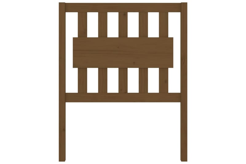 beBasic Sengegavl honningbrun 80,5x4x100 cm heltre furu - Brun - Møbler - Senger - Sengetilbehør & sengegavl - Sengegavl