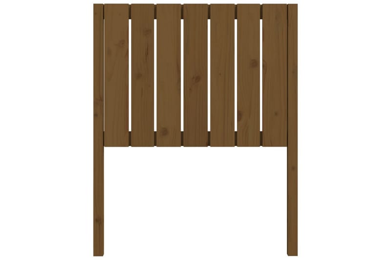 beBasic Sengegavl honningbrun 80,5x4x100 cm heltre furu - Brun - Møbler - Senger - Sengetilbehør & sengegavl - Sengegavl