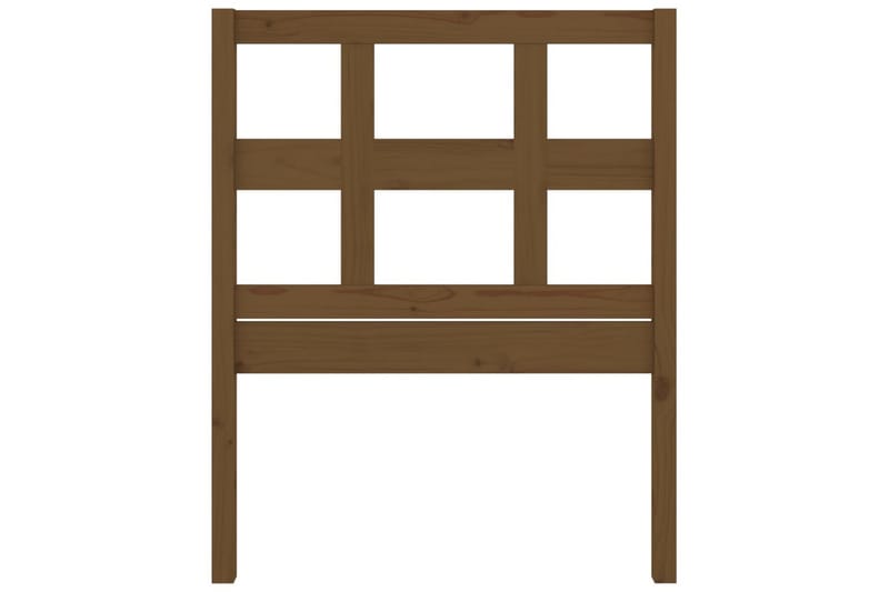 beBasic Sengegavl honningbrun 80,5x4x100 cm heltre furu - Brun - Møbler - Senger - Sengetilbehør & sengegavl - Sengegavl