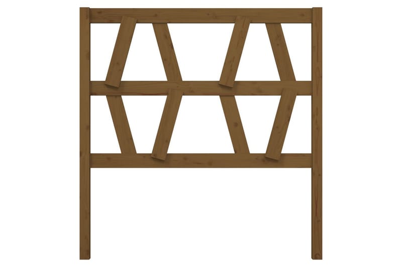 beBasic Sengegavl honningbrun 81x4x100 cm heltre furu - Brun - Møbler - Senger - Sengetilbehør & sengegavl - Sengegavl