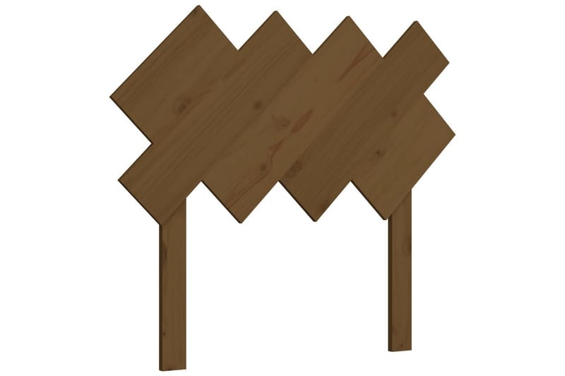 beBasic Sengegavl honningbrun 92x3x81 cm heltre furu - Brun - Møbler - Senger - Sengetilbehør & sengegavl - Sengegavl
