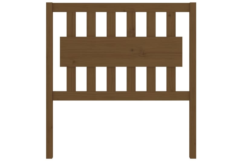 beBasic Sengegavl honningbrun 95,5x4x100 cm heltre furu - Brun - Møbler - Senger - Sengetilbehør & sengegavl - Sengegavl