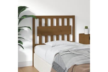 beBasic Sengegavl honningbrun 95,5x4x100 cm heltre furu - Brun - Møbler - Senger - Sengetilbehør & sengegavl - Sengegavl