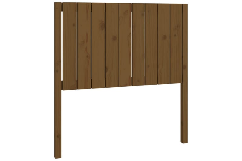 beBasic Sengegavl honningbrun 95,5x4x100 cm heltre furu - Brun - Møbler - Senger - Sengetilbehør & sengegavl - Sengegavl