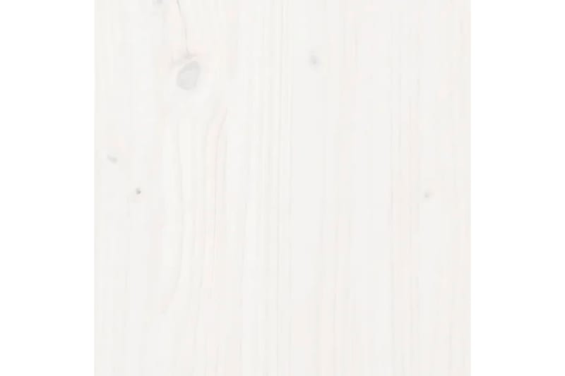 beBasic Sengegavl hvit 103,5x3x81 cm heltre furu - Hvit - Sengegavl