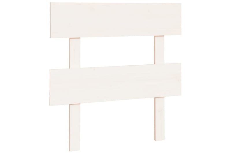 beBasic Sengegavl hvit 103,5x3x81 cm heltre furu - Hvit - Møbler - Senger - Sengetilbehør & sengegavl - Sengegavl