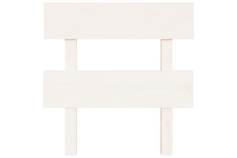 beBasic Sengegavl hvit 103,5x3x81 cm heltre furu - Hvit - Møbler - Senger - Sengetilbehør & sengegavl - Sengegavl