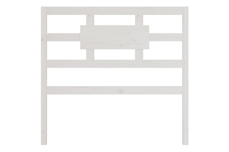 beBasic Sengegavl hvit 105,5x4x100 cm heltre furu - Hvit - Møbler - Senger - Sengetilbehør & sengegavl - Sengegavl