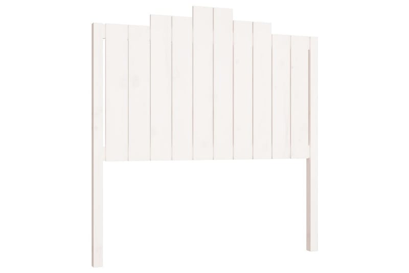 beBasic Sengegavl hvit 106x4x110 cm heltre furu - Hvit - Møbler - Senger - Sengetilbehør & sengegavl - Sengegavl