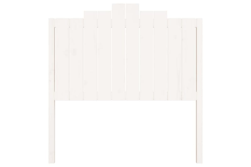 beBasic Sengegavl hvit 106x4x110 cm heltre furu - Hvit - Møbler - Senger - Sengetilbehør & sengegavl - Sengegavl