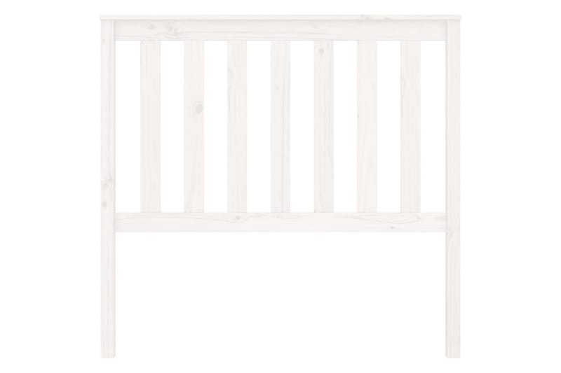 beBasic Sengegavl hvit 106x6x101 cm heltre furu - Hvit - Møbler - Senger - Sengetilbehør & sengegavl - Sengegavl