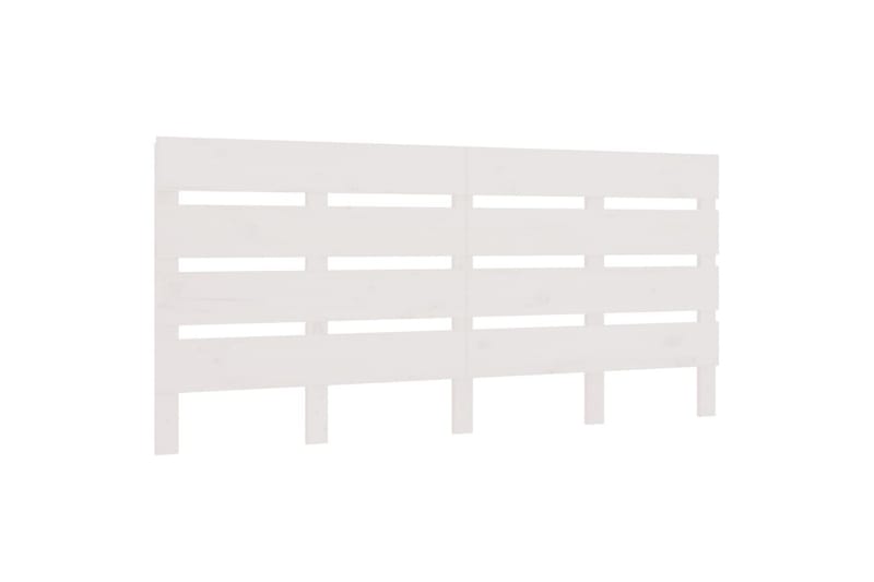 beBasic Sengegavl hvit 120x3x80cm heltre furu - Hvit - Møbler - Senger - Sengetilbehør & sengegavl - Sengegavl
