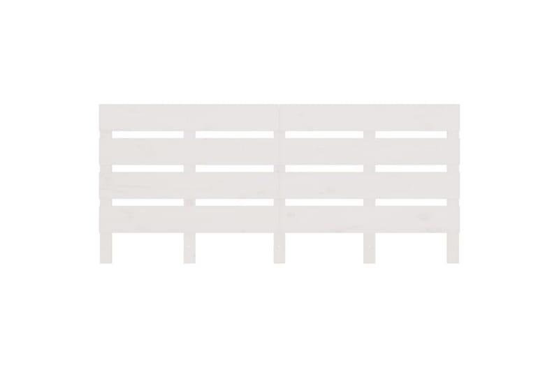 beBasic Sengegavl hvit 120x3x80cm heltre furu - Hvit - Møbler - Senger - Sengetilbehør & sengegavl - Sengegavl