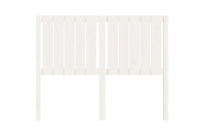 beBasic Sengegavl hvit 125,5x4x100 cm heltre furu - Hvit - Møbler - Senger - Sengetilbehør & sengegavl - Sengegavl