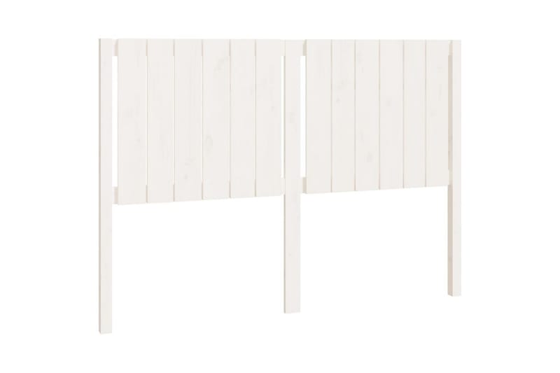 beBasic Sengegavl hvit 140,5x4x100 cm heltre furu - Hvit - Møbler - Senger - Sengetilbehør & sengegavl - Sengegavl