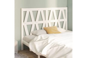 beBasic Sengegavl hvit 141x4x100 cm heltre furu - Hvit - Møbler - Senger - Sengetilbehør & sengegavl - Sengegavl