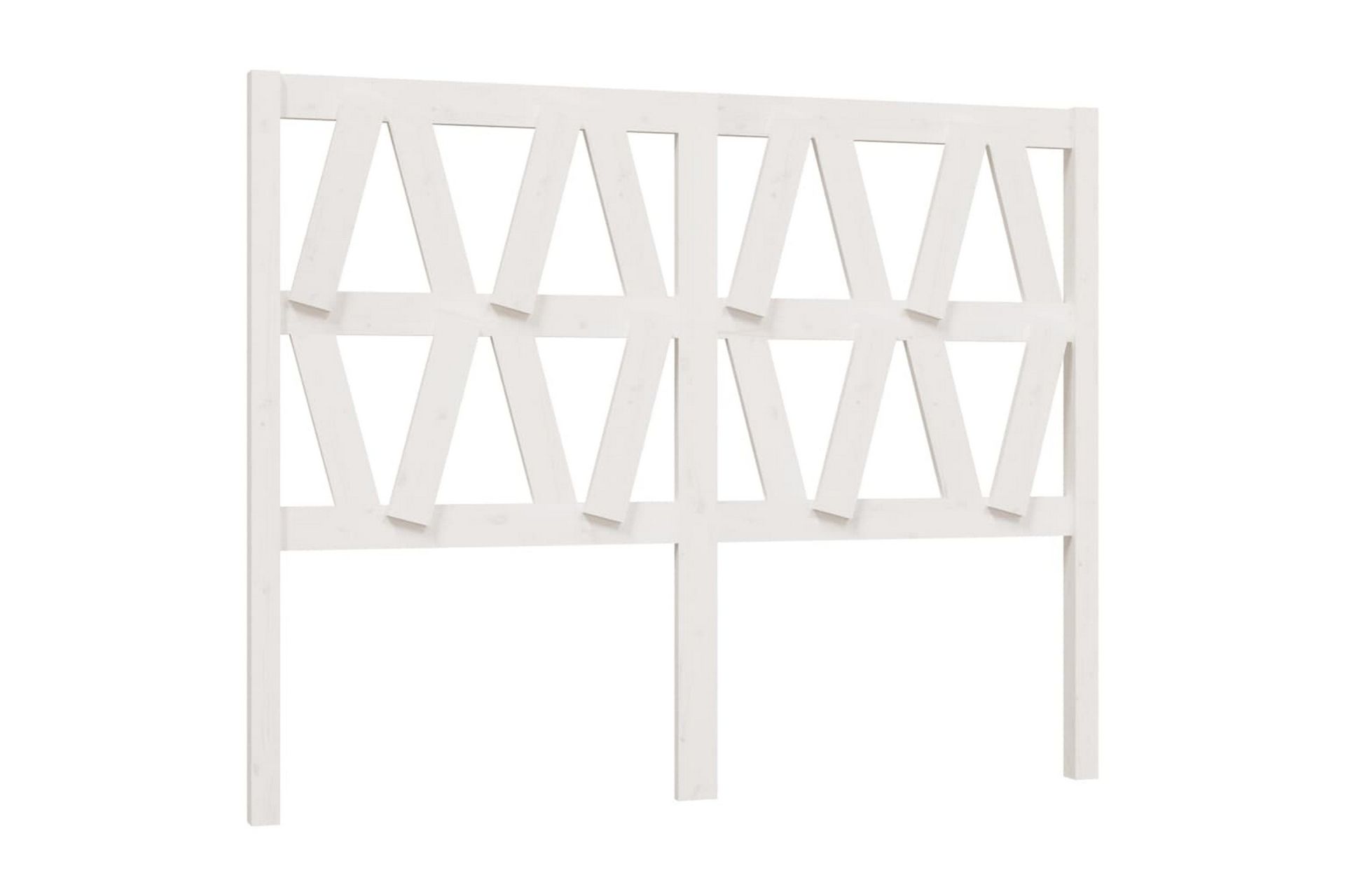 beBasic Sengegavl hvit 141x4x100 cm heltre furu - Hvit - Møbler - Senger - Sengetilbehør & sengegavl - Sengegavl
