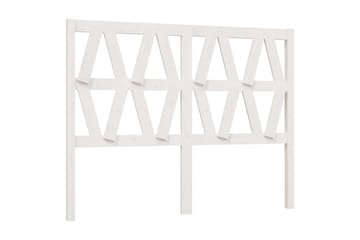 beBasic Sengegavl hvit 141x4x100 cm heltre furu - Hvit - Møbler - Senger - Sengetilbehør & sengegavl - Sengegavl