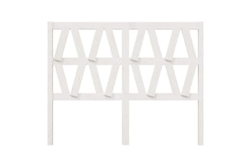 beBasic Sengegavl hvit 141x4x100 cm heltre furu - Hvit - Møbler - Senger - Sengetilbehør & sengegavl - Sengegavl