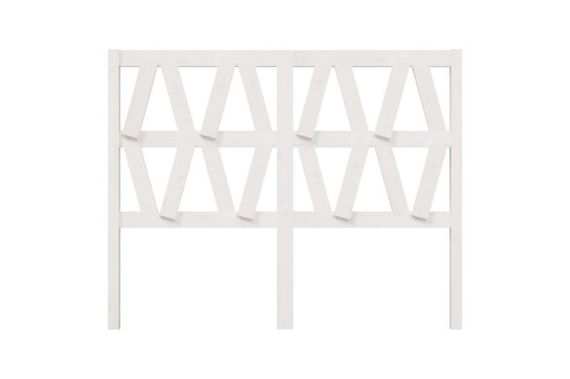beBasic Sengegavl hvit 141x4x100 cm heltre furu - Hvit - Møbler - Senger - Sengetilbehør & sengegavl - Sengegavl