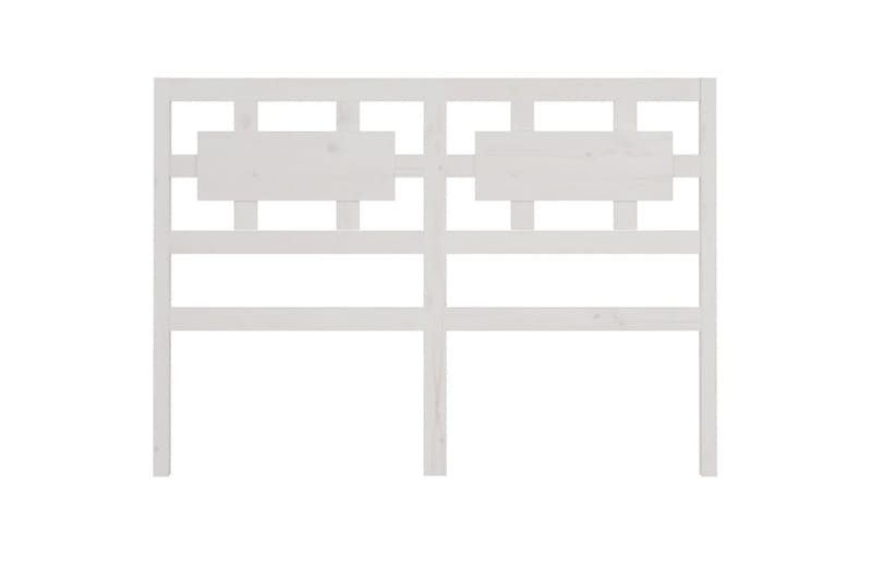 beBasic Sengegavl hvit 145,5x4x100 cm heltre furu - Hvit - Møbler - Senger - Sengetilbehør & sengegavl - Sengegavl