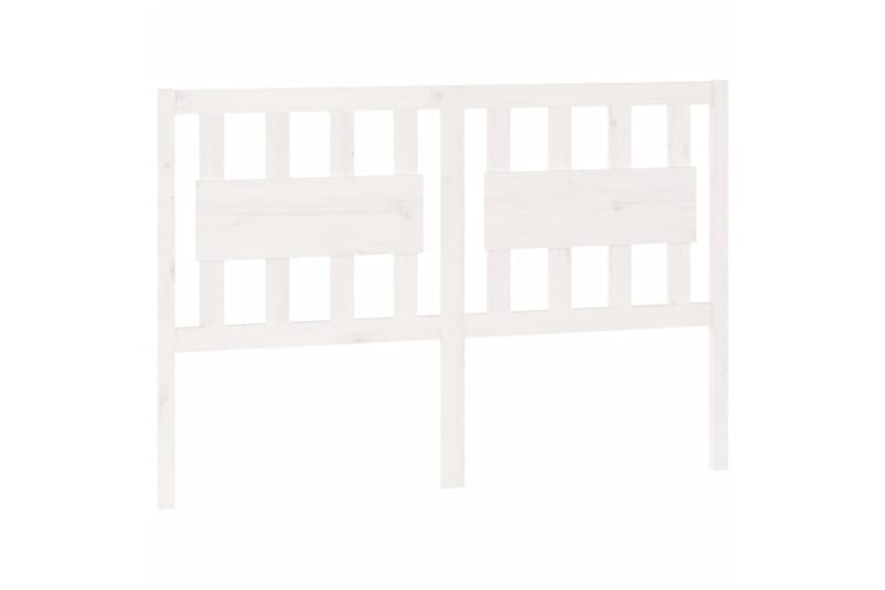 beBasic Sengegavl hvit 145,5x4x100 cm heltre furu - Hvit - Møbler - Senger - Sengetilbehør & sengegavl - Sengegavl