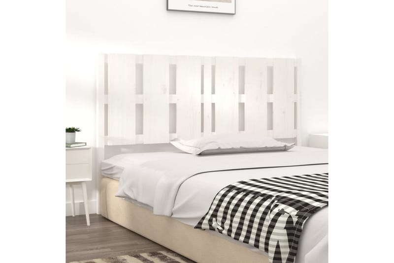 beBasic Sengegavl hvit 155,5x4x100 cm heltre furu - Hvit - Møbler - Senger - Sengetilbehør & sengegavl - Sengegavl