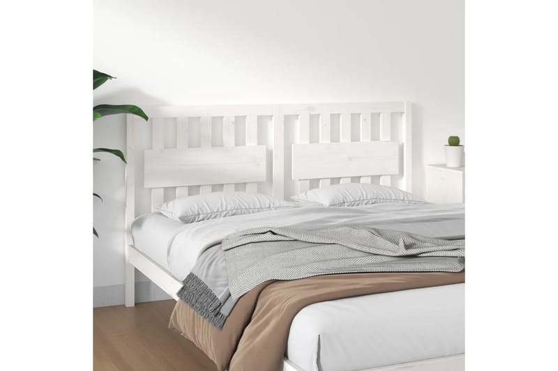 beBasic Sengegavl hvit 155,5x4x100 cm heltre furu - Hvit - Møbler - Senger - Sengetilbehør & sengegavl - Sengegavl