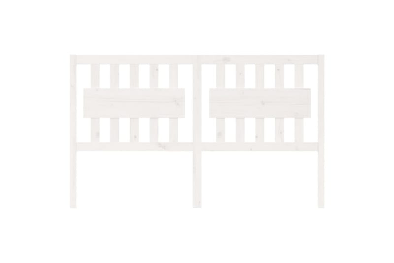 beBasic Sengegavl hvit 155,5x4x100 cm heltre furu - Hvit - Møbler - Senger - Sengetilbehør & sengegavl - Sengegavl