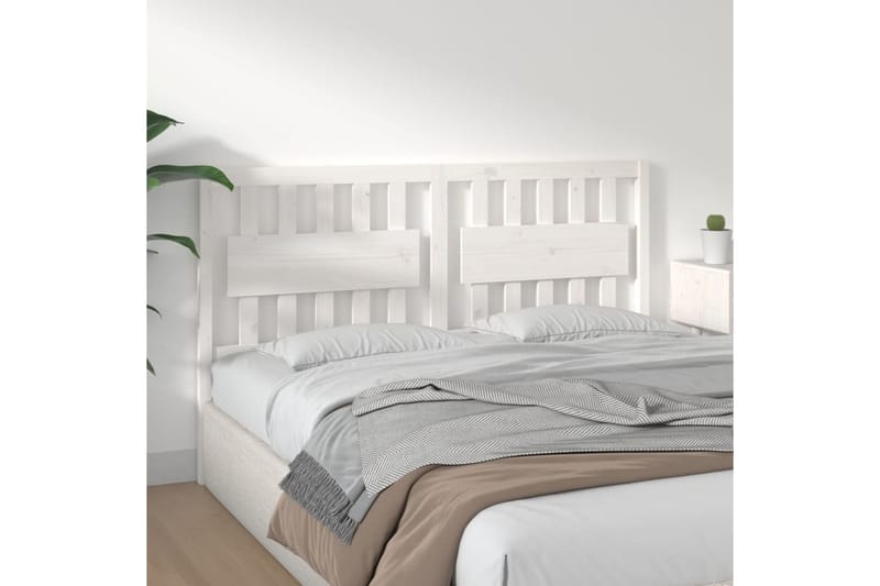 beBasic Sengegavl hvit 155,5x4x100 cm heltre furu - Hvit - Møbler - Senger - Sengetilbehør & sengegavl - Sengegavl